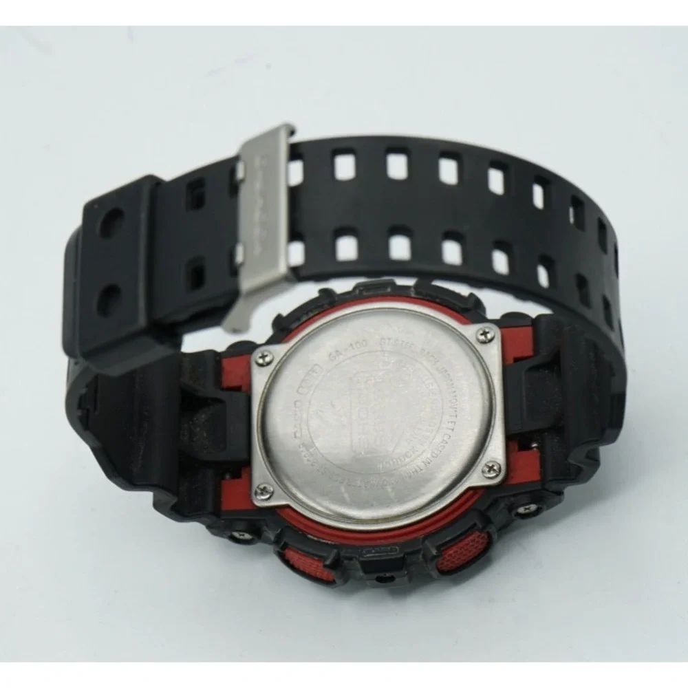 Casio G-Shock GA-100-1A4ER Men's Shockproof Digital Analog Watch, 20BAR Waterpr